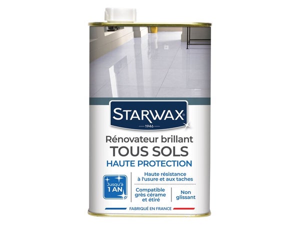 Rénovateur brillant tous sols, STARWAX, 1 L