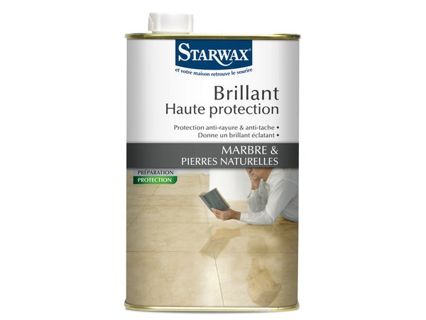 Brillant Protecteur Marbre Et Pierre Naturelle Starwax Liquide 1 L