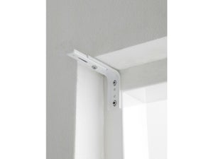 Lot de 2 équerres murales blanches pour tout type de store, 6 à 16 cm