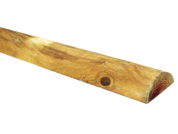 Traverse droite en bois naturel, P.3.5 x H.250 cm