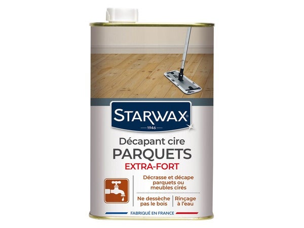 Décapant cire parquet extra fort 1 L STARWAX