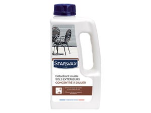 Détachant rouille terrasse, STARWAX, 1 L