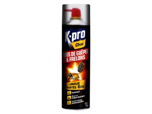 Insecticide aérosol guêpes et frelons, KAPO, 500 ml