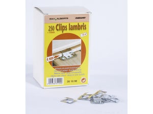 Lot De 250 Clips + Clous Pour Lambris Bois
