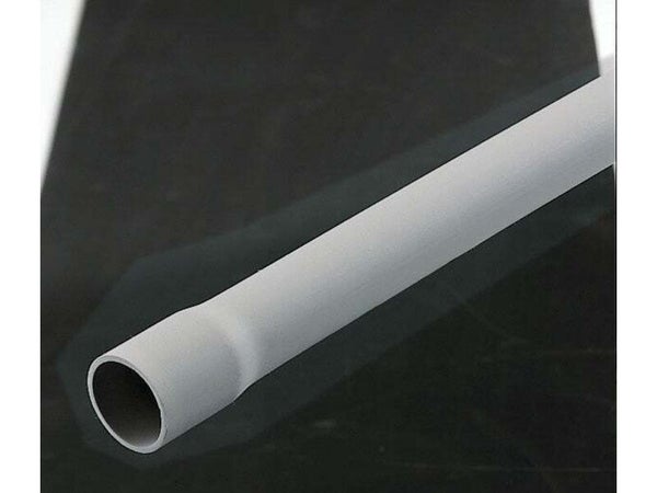Tube Irl en PVC, POLYPIPE, diam. 16 mm x L.2.40 m gris