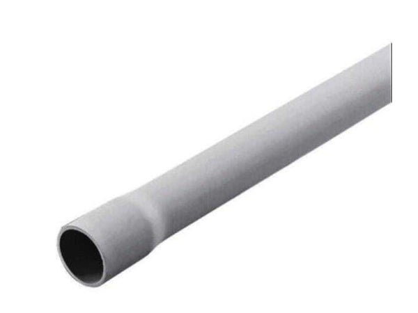 Tube Irl en PVC, POLYPIPE, diam. 20 mm x L.2.40 m gris
