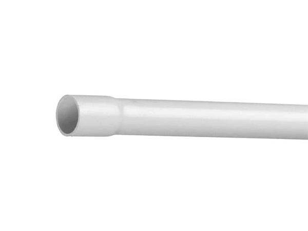 Tube Irl en PVC, POLYPIPE, diam. 20 mm x L.2.40 m blanc