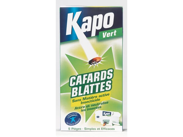 Anti Cafard/Blatte Piege X5 Kapo Vert