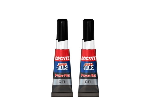 Colle de reparation loctite superglue-3 power gel tube 3g x2