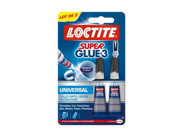 Colle glue liquide Super Glue 3, LOCTITE, 6 g