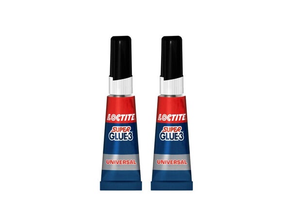 Colle de reparation loctite superglue-3 original liquide tube 3g x2