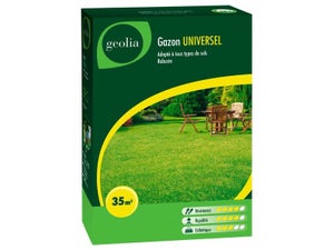 Gazon universel GEOLIA , 1 kg, 35 m²