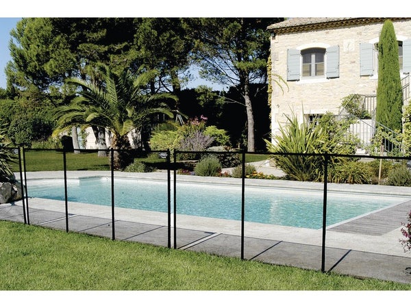 Barrière pvc souple pour piscine AQUALUX, H.125 x l.320 cm