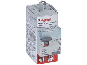 Interrupteur Différentiel Legrand, 30 Ma 40 A Ac