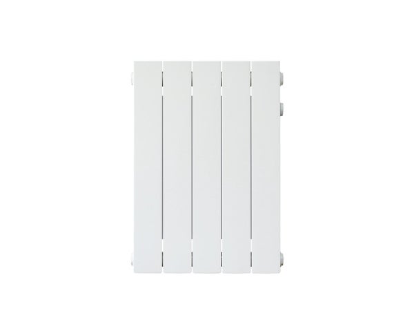 Radiateur électrique inertie sèche vertical Palayer, UNIV'R CHAUFFAGE, 750W blanc