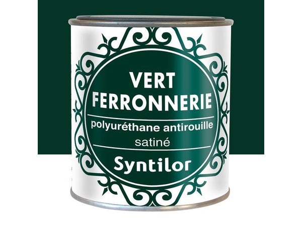 Peinture ferronnerie extérieur, SYNTILOR, 0.375 L vert