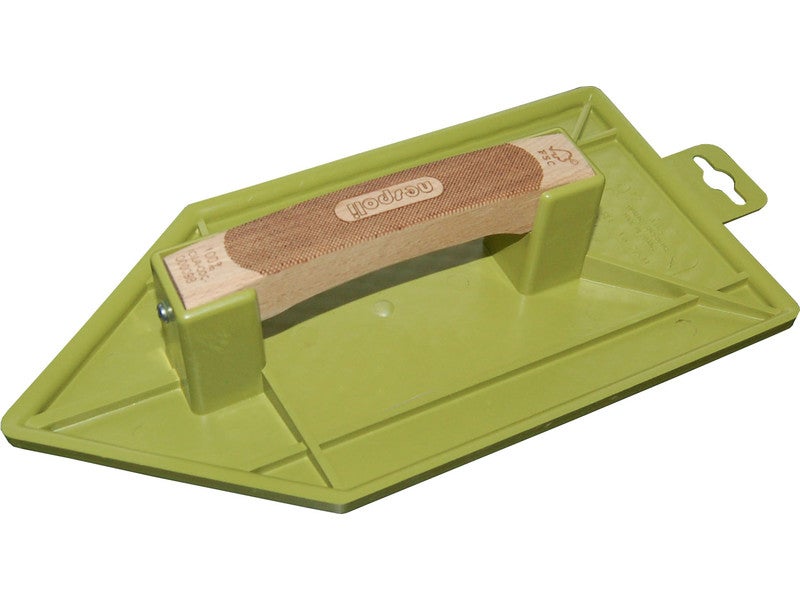 Taloche Mousse NESPOLI Orange Avec Manche En Bois - 14x21 Cm
