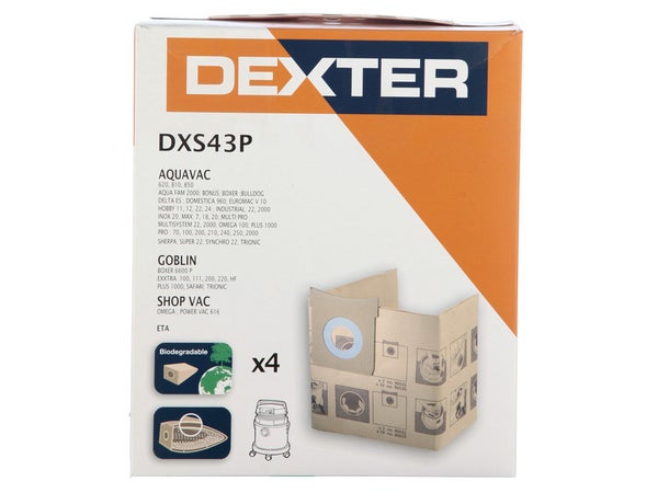 Lot De 4 Sacs Papier Dxs43P Dexter