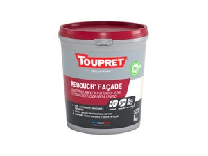 Enduit De Rebouchage Toupret Rebouch Facade 1 Kg En Pâte, Pour Façade Extérieur