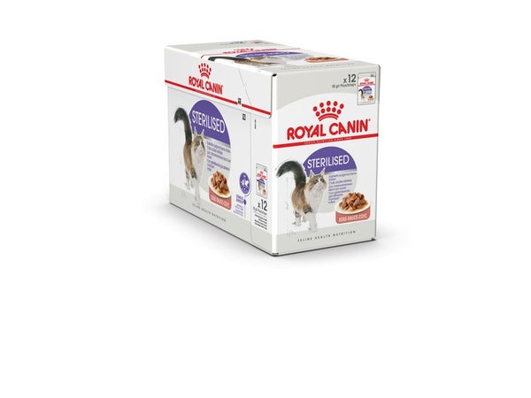 Royal Canin Chat Sterilised Sauce 12X85G