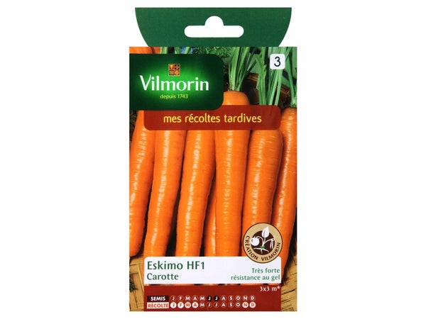 Graine potagère de carotte Eskimo, VILMORIN, 4 g