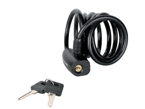 Câble Antivol Master Lock, L.1.8 M X Diam.8 Mm