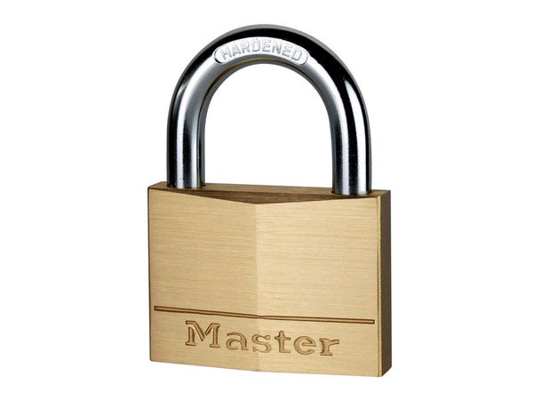 Master Lock 160Eurd Cadenas À Clé En Laiton, Doré, 8,2 X 6 X 1,4 Cm