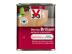 Vernis Meuble Et Objet V33, Acajou Clair Brillant, 0.25L