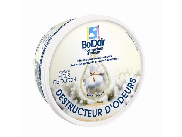 Destructeur D'Odeur Gel Boldair, Parfum Fleur De Coton 300 G
