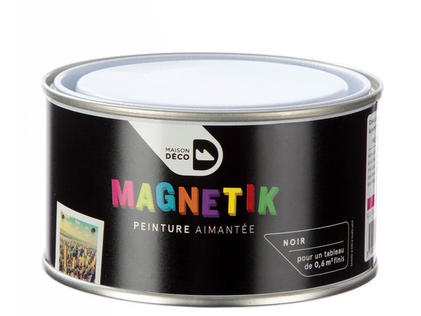 Peinture Magnétique Noir Satin Maison Deco Magnétik C'Est Génial ! 0.2 L
