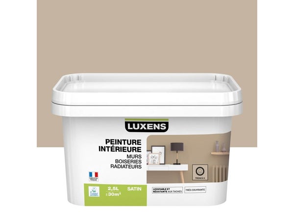 Peinture Mur, Boiserie, Radiateur Toutes Pièces Multisupports Luxens, Trench 5,
