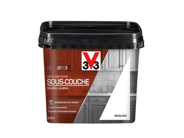 Primaire, Sous-Couche Décolab®, V33, Incolore, Mat 0.75 L
