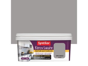 Peinture cuisine Rénov'cuisine SYNTILOR gris seigle satiné 2 l