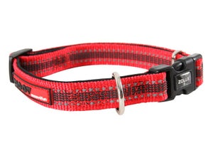 Collier chien reglable Moov 40 mm  rouge