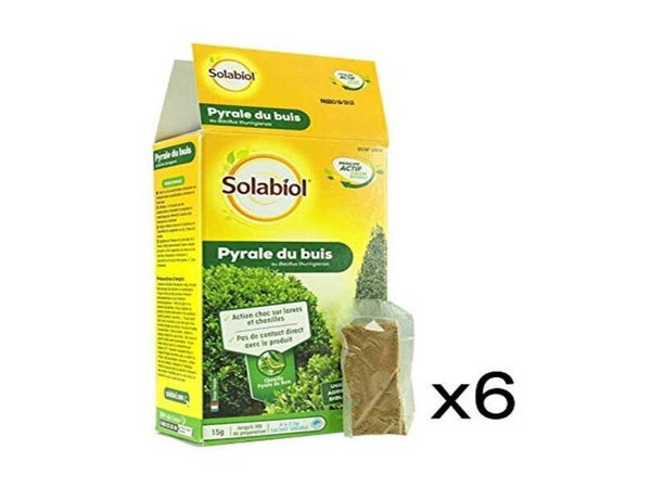 Traitement des insectes pyrale du buis SOLABIOL , pourhaie, 15g