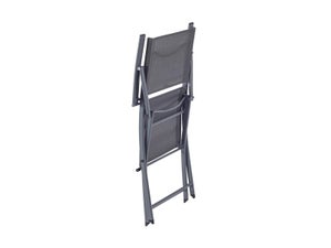 Fauteuil de jardin NATERIAL Emys en acier gris