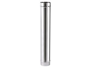 Tuyau inox de raccordement, JONCOUX, diam. 125 mm L.1 m