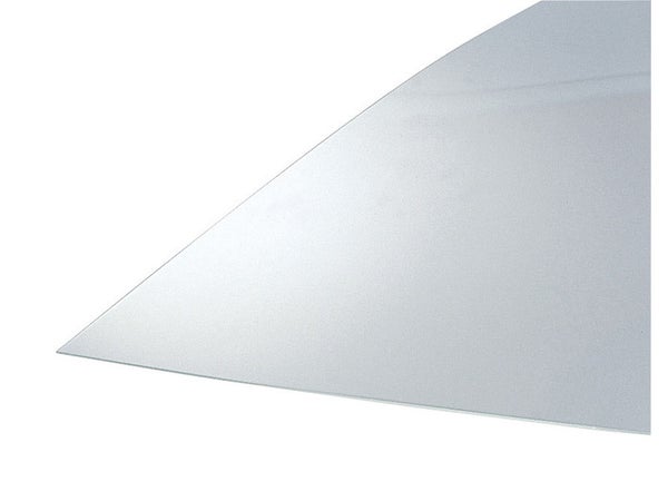 Plaque polyéthylène transparente Lisse L.50 x 25 cm x Ep 2.5 mm