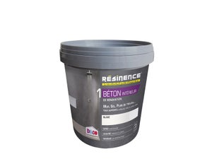 Enduit, Béton Resinence, Blanc, 4 Kg