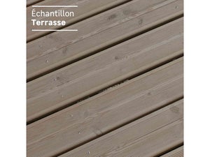 Lame de terrasse kuhmo2 2400x145x27mm pin vert classe 4