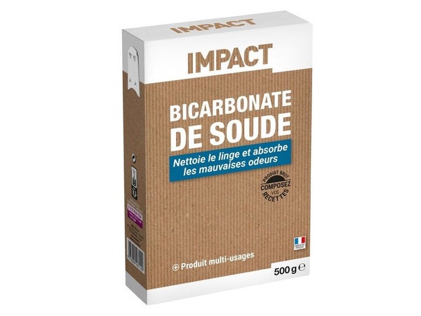 Bicarbonate de soude poudre multisurface, IMPACT, 500 g