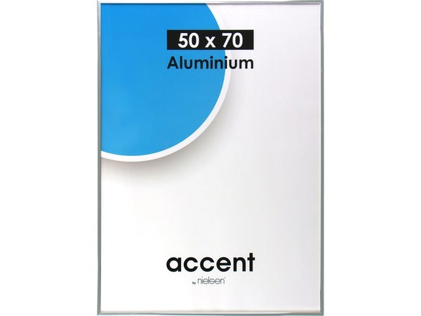 Cadre Nickel, L.50 X H.70 Cm, Aluminium Gris