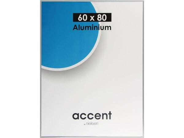 Cadre Nickel, L.60 X H.80 Cm, Aluminium Gris