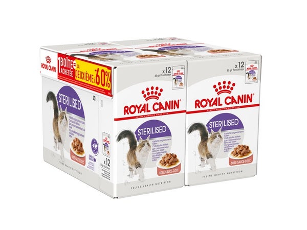Royal Canin Alimentation Chat Ster Sauce 12+12-60%