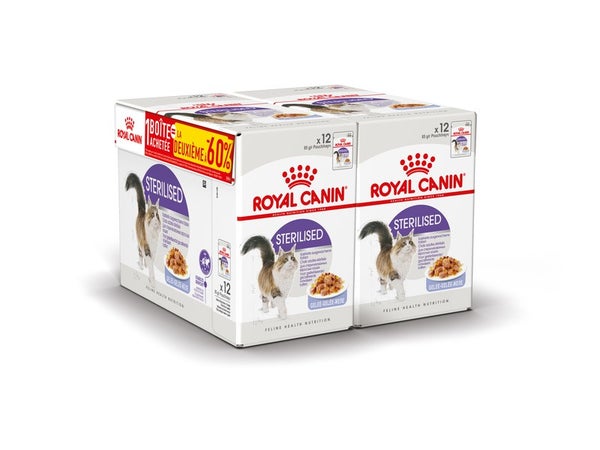 Royal Canin Alimentation Chat Ster Gelee 12+12 -60%