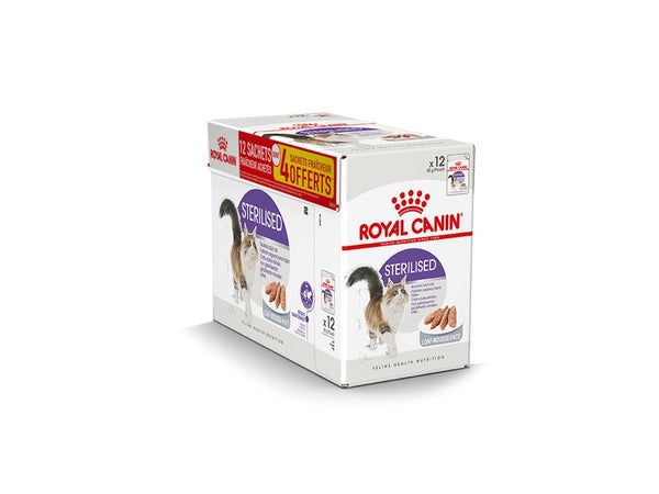Royal Canin Alimentation Chat Steril Mouss 12X85G +4