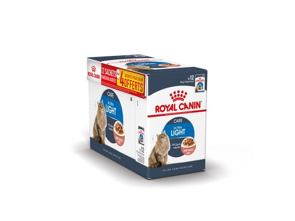 Royal Canin Alimentation Chat Ultralight Sauce 12+4