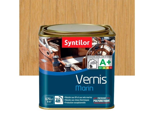 Vernis marin bois SYNTILOR incolore brillant 0.75 L