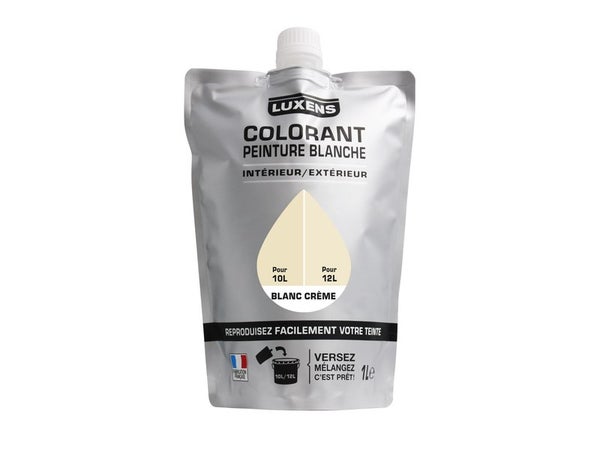 Colorant Spécial Peinture Acrylique Luxens 1000 Ml Blanc Crème