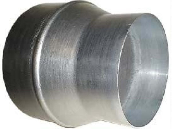 Réduction acier galvanise air chaud diam. 150 / 125 mm